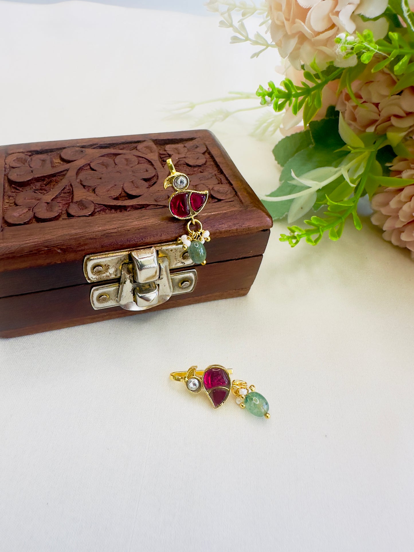 Bird Motif Bugadi Earrings
