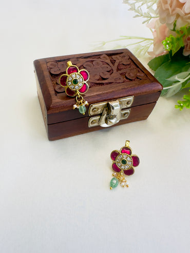 Five Petals Flower Bugadi Earrrings