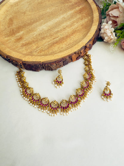 Chandbali Necklace Set