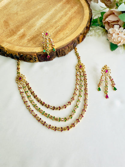 Multicolor Layered Necklace