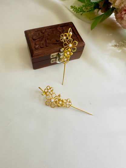 Flower Design Pin Bugadi