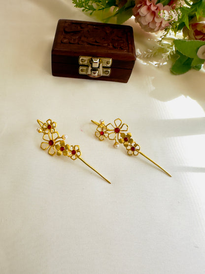 Flower Design Pin Bugadi