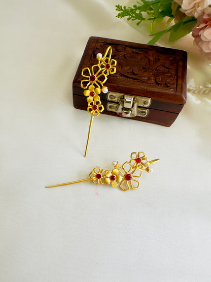 Flower Design Pin Bugadi