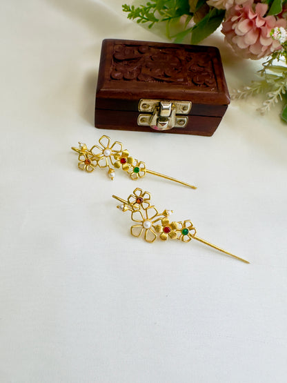 Flower Design Pin Bugadi