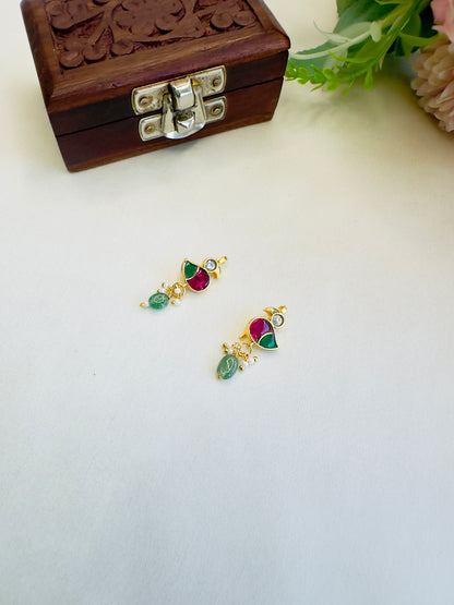 Bird Motif Bugadi Earrings