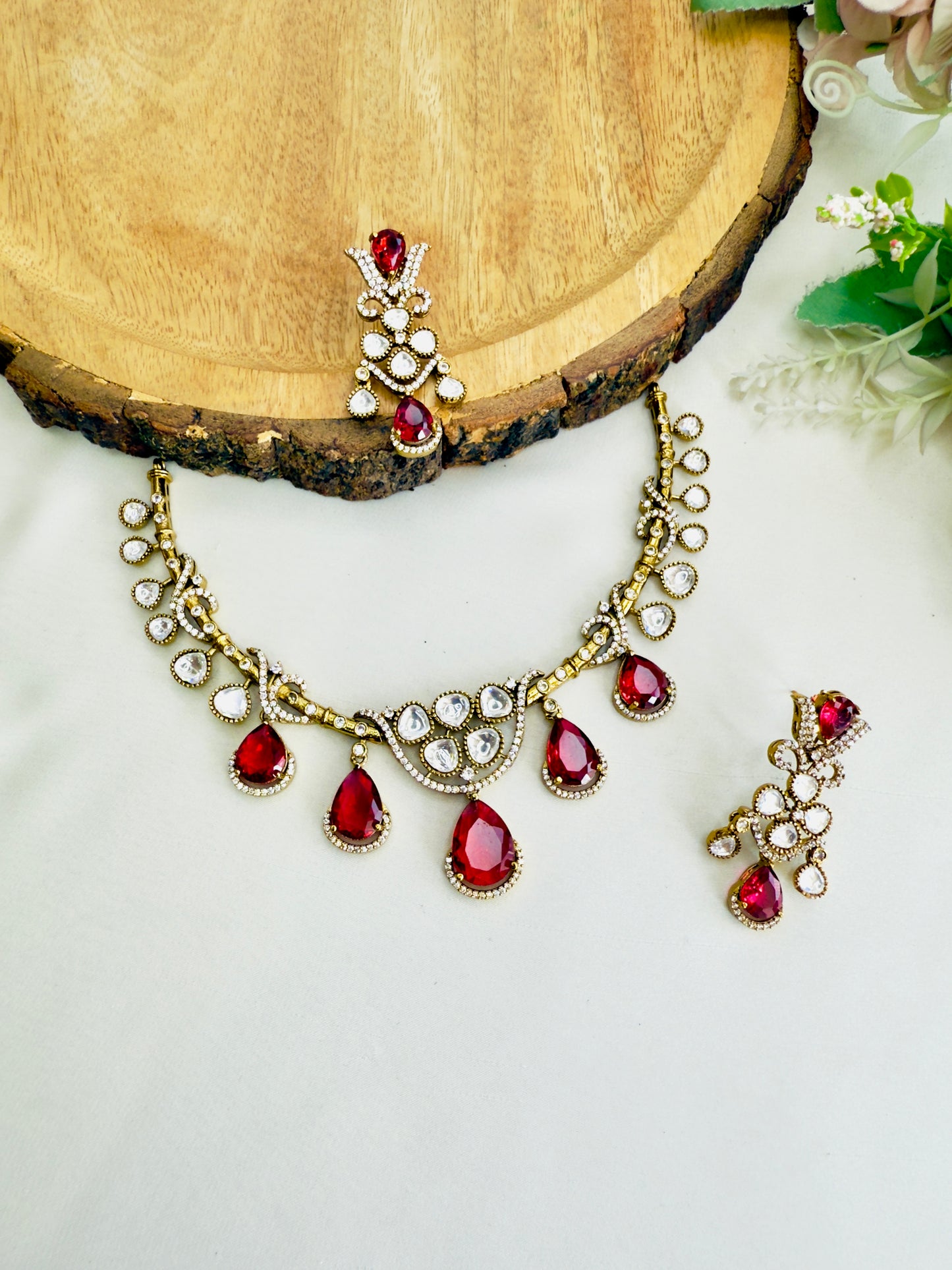 Moissanite Hasli Set