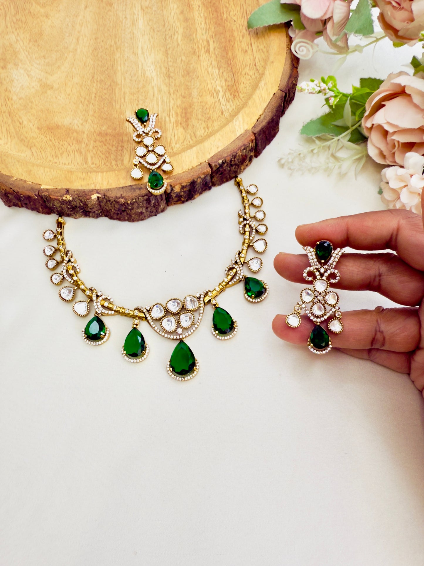 Moissanite Hasli Set