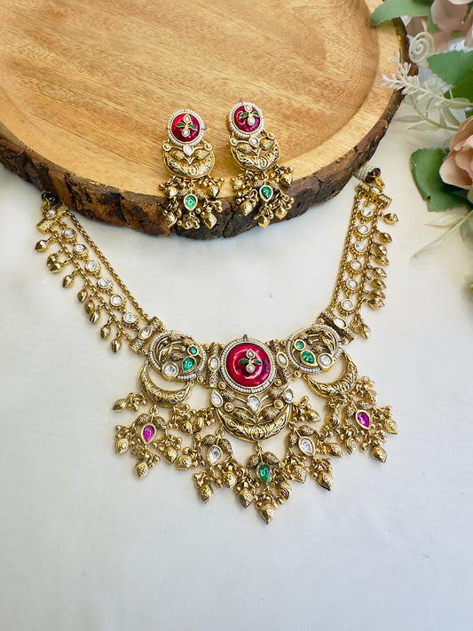 Beautiful Intricate Design Necklace Set