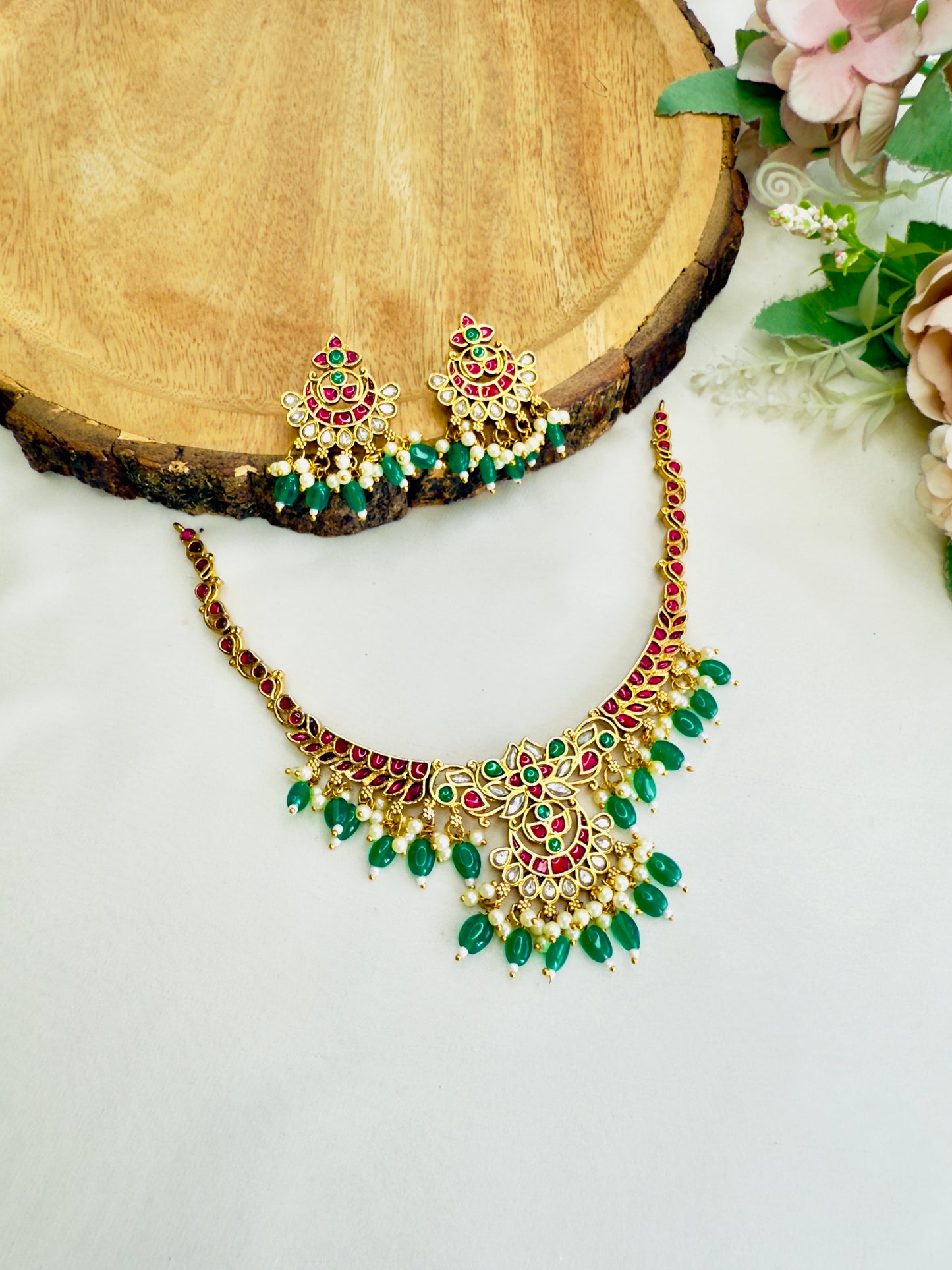 Jadau Necklace Set
