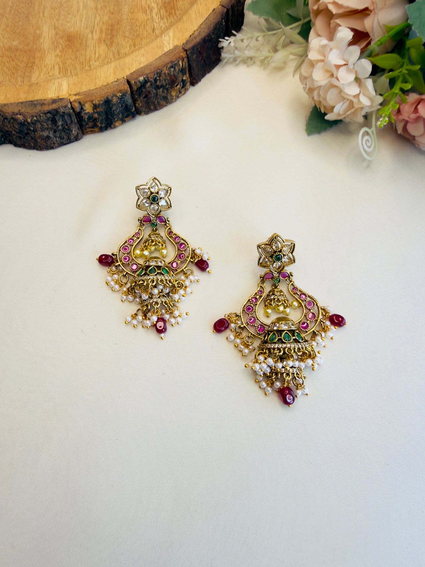 Half Jhumki Danglers
