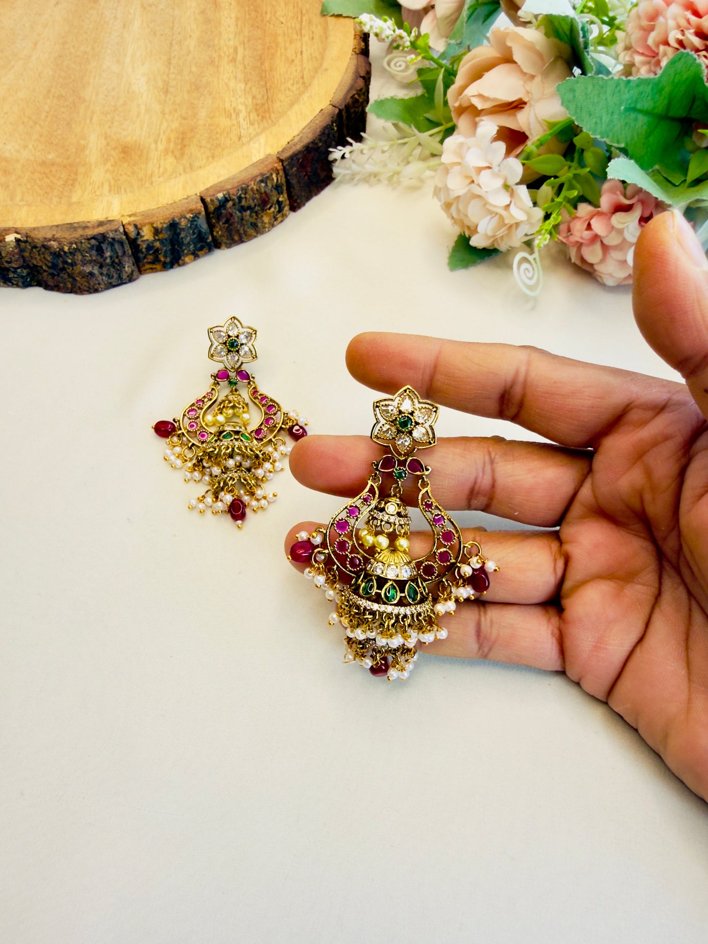 Half Jhumki Danglers