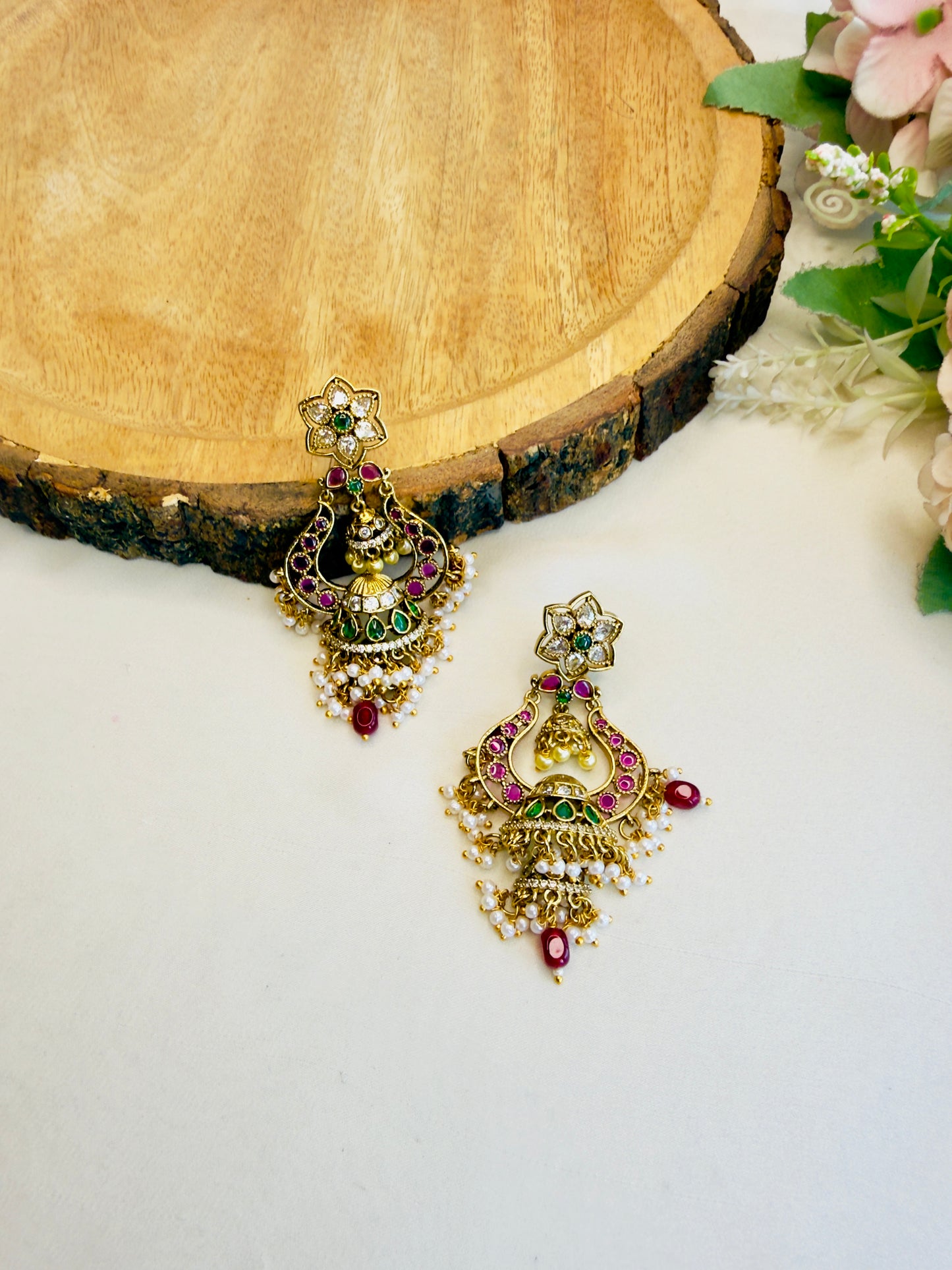 Half Jhumki Danglers
