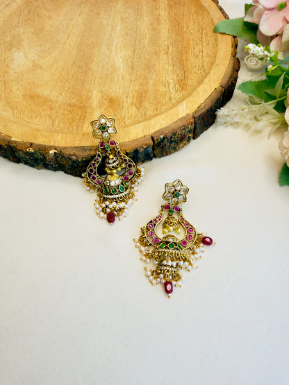 Half Jhumki Danglers