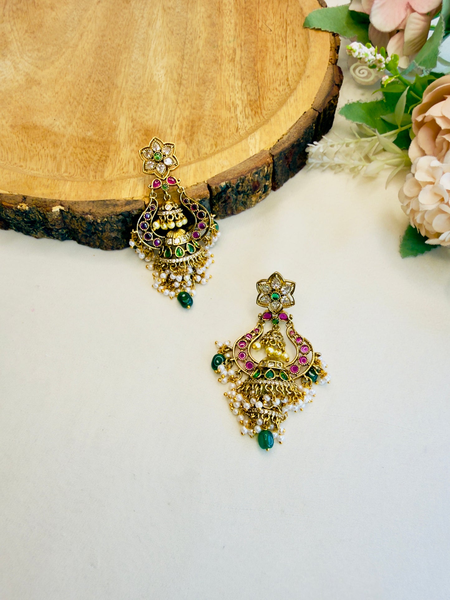 Half Jhumki Danglers