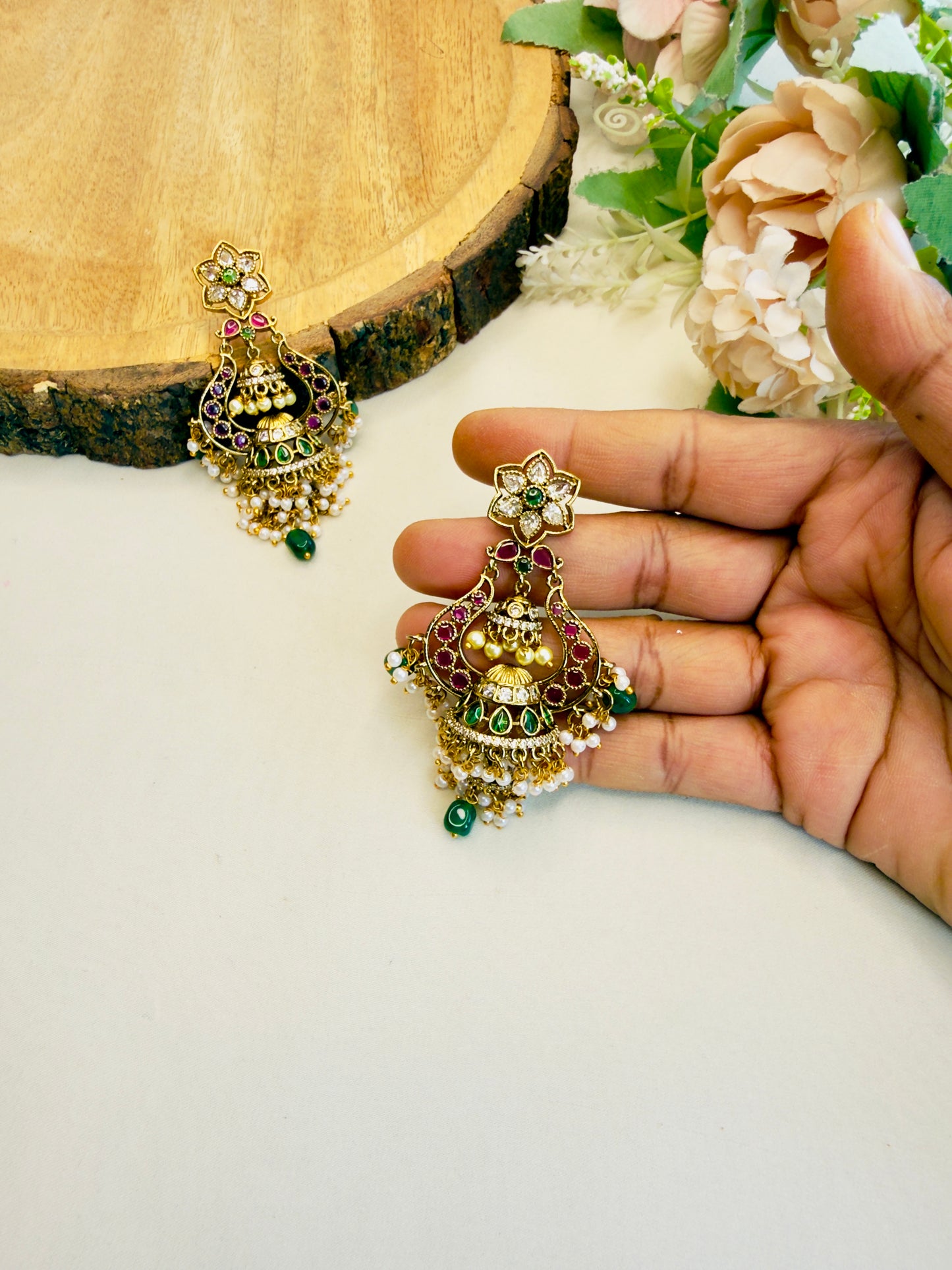 Half Jhumki Danglers