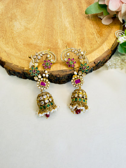 Mehandi Polish Multicolor Ear cuff