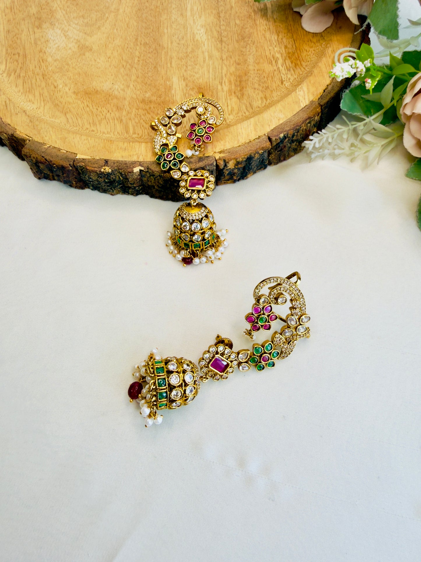 Mehandi Polish Multicolor Ear cuff