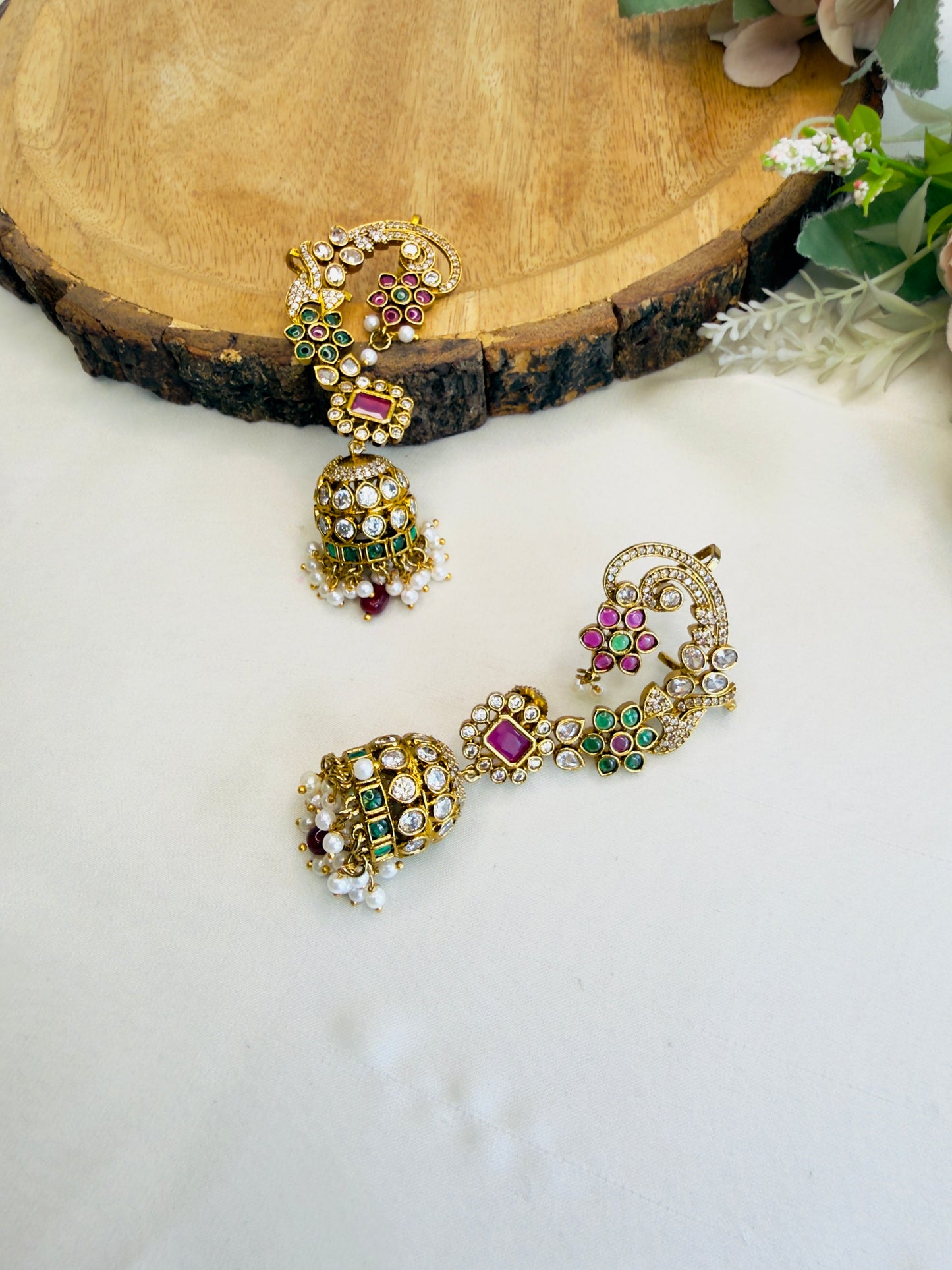 Mehandi Polish Multicolor Ear cuff