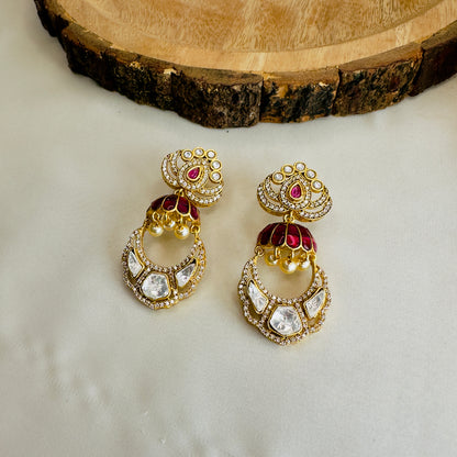 Jadau Moissanite Earrings