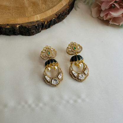 Jadau Moissanite Earrings