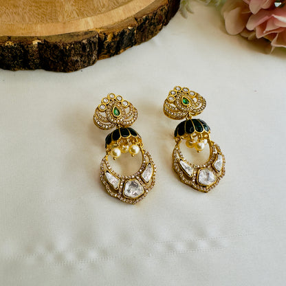 Jadau Moissanite Earrings