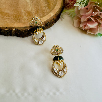 Jadau Moissanite Earrings