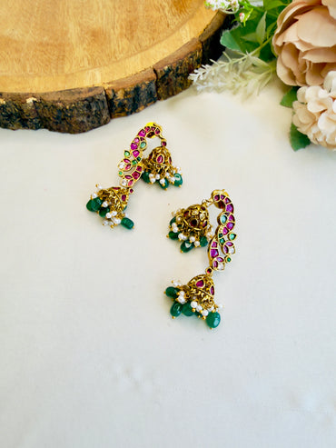 Two Jhumki Earrings