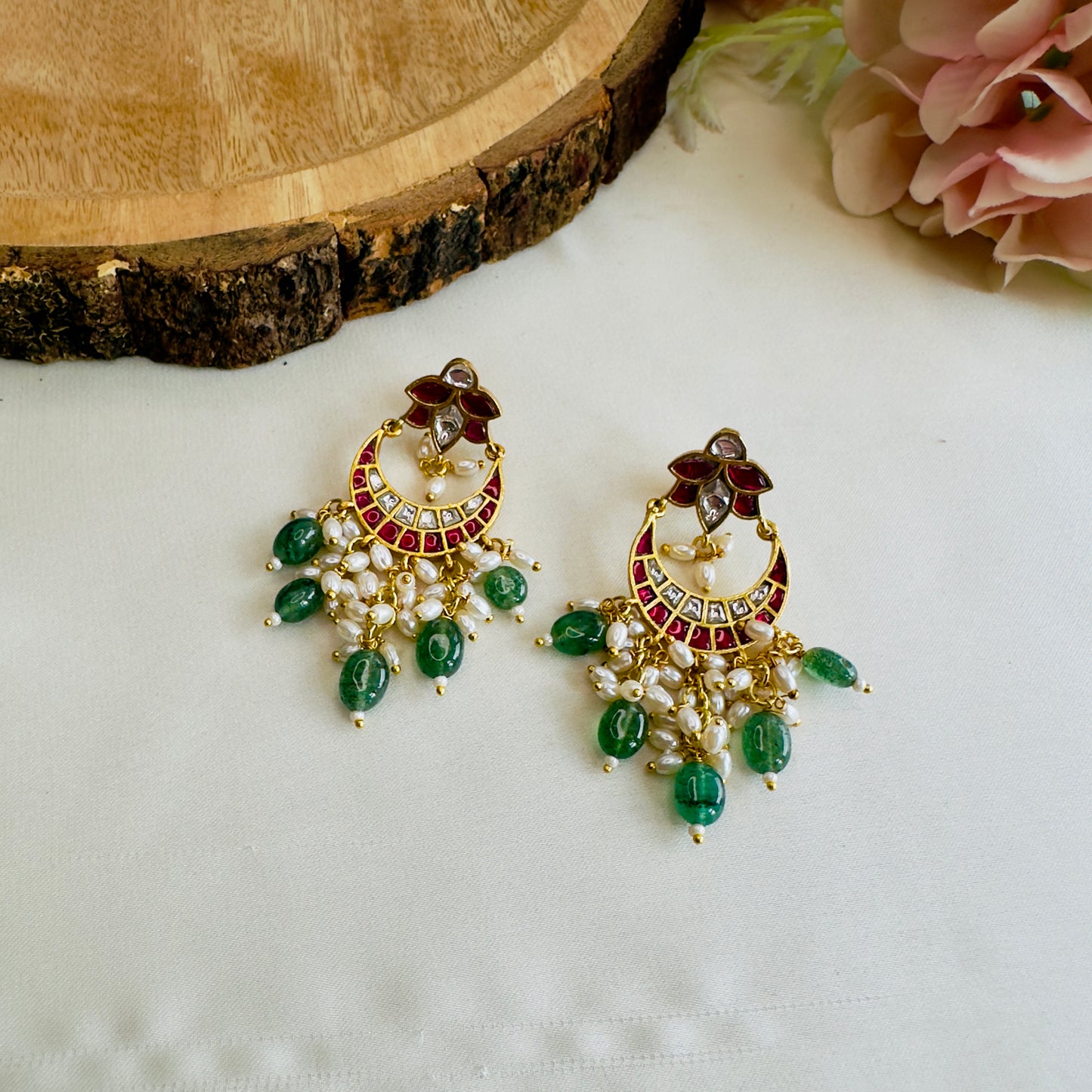 Chandbali Jadau Earrings