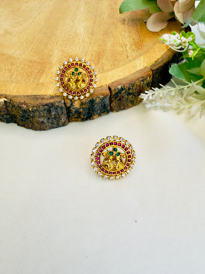 Peacock Stud Earrings