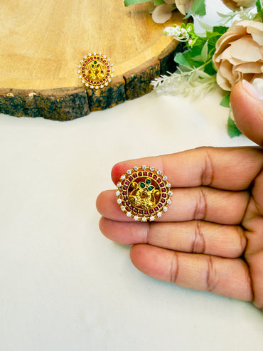 Peacock Stud Earrings