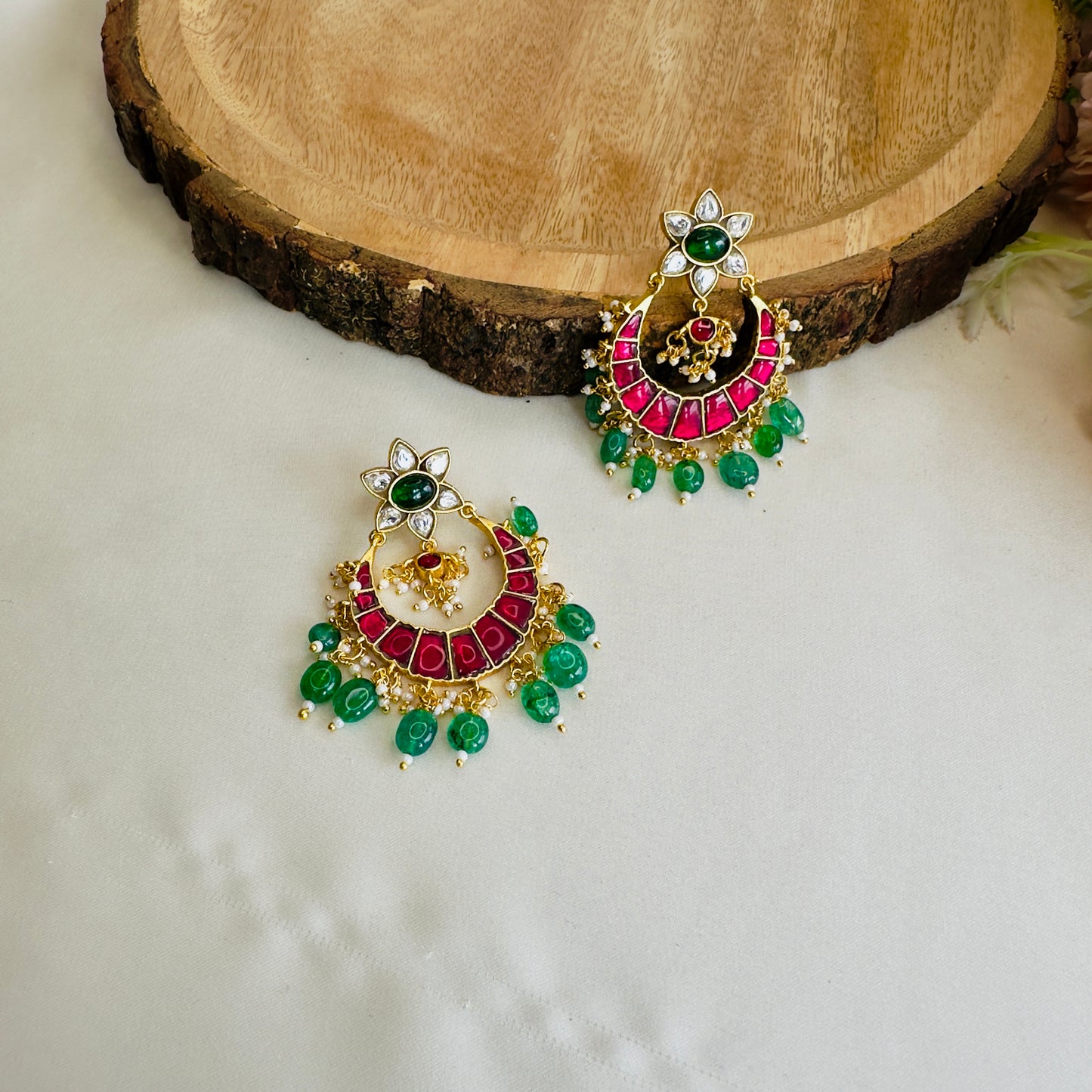 Chandbali Jadau Earrings