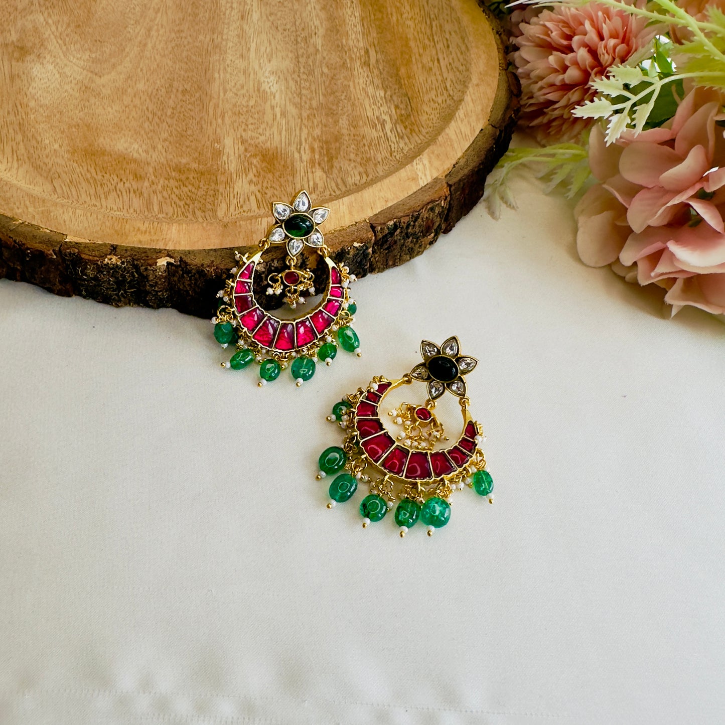 Chandbali Jadau Earrings