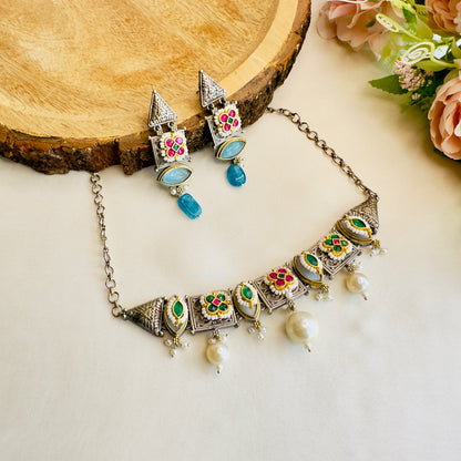 Pachi Kundan Choker Set