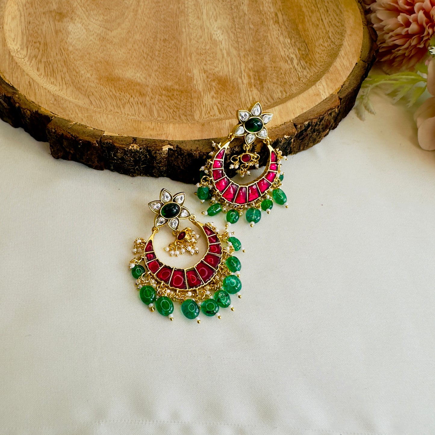 Chandbali Jadau Earrings