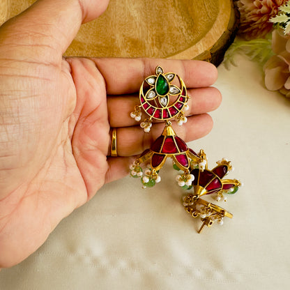 Chandbali Jhumki Earrings