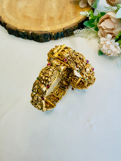Lakshmi ji Motif Bangles