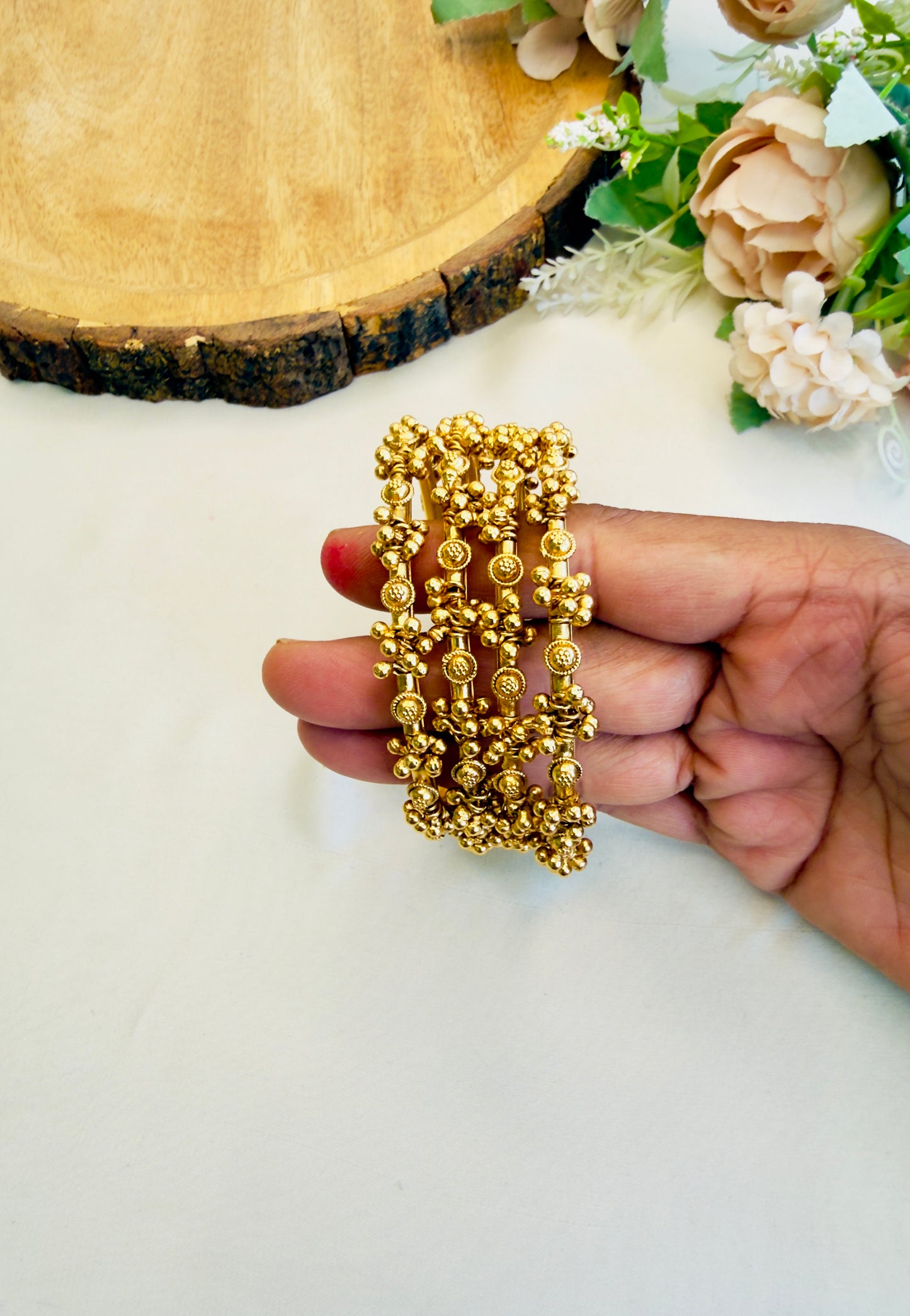 Set of Four Ghungroo Bangles