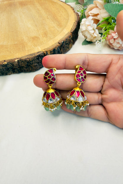 Mango Design Jhumka Earrings