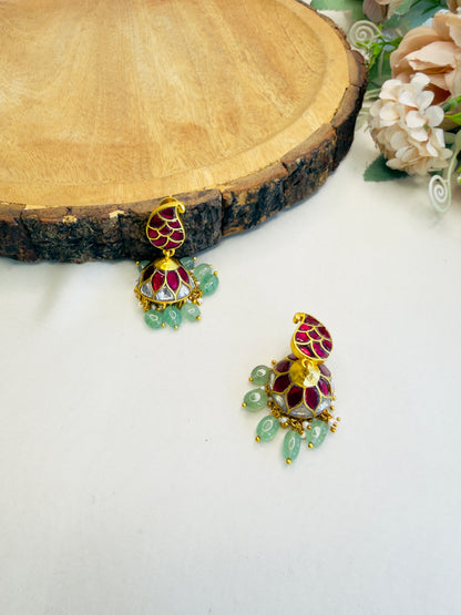 Mango Design Jhumka Earrings