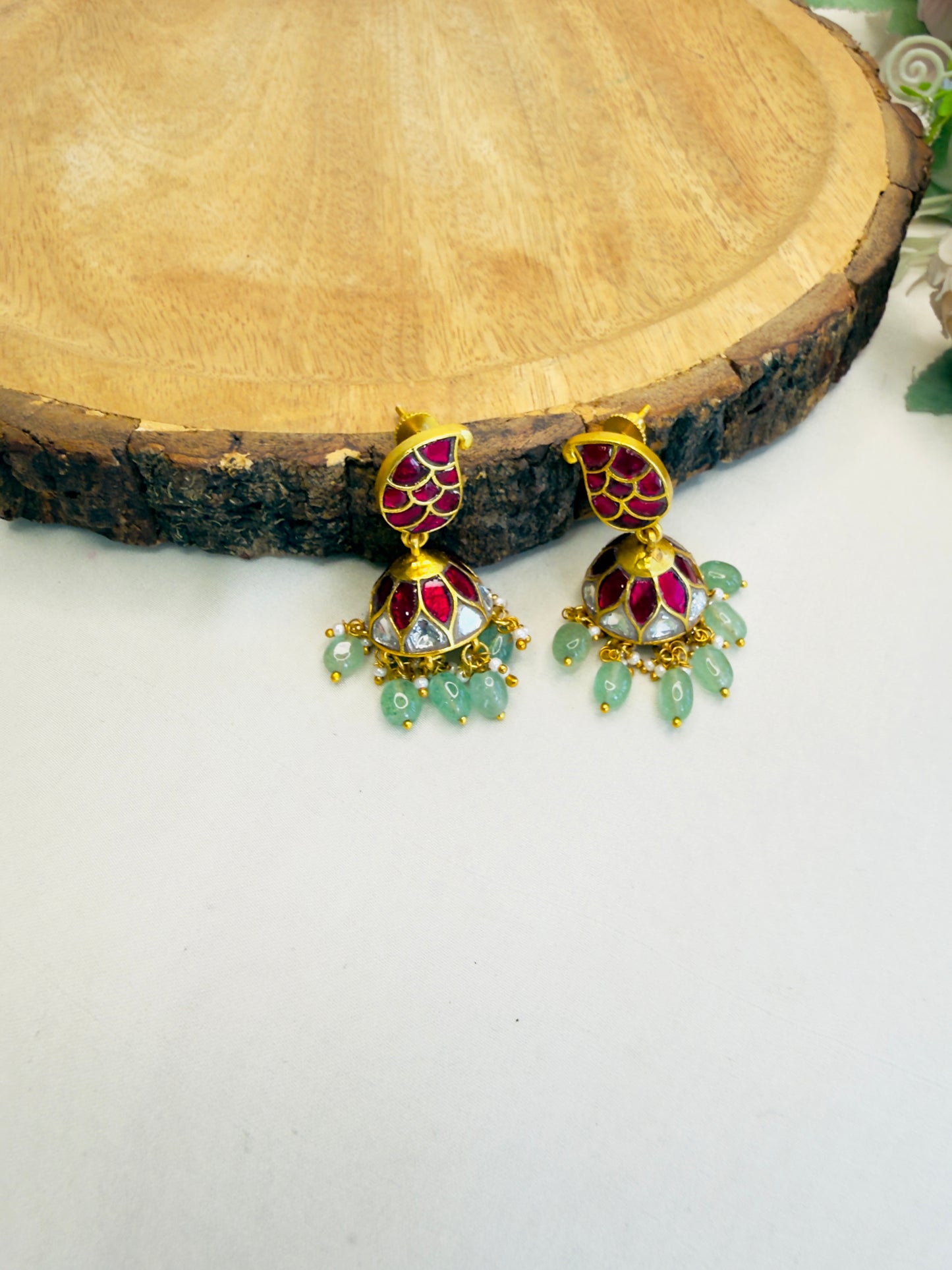 Mango Design Jhumka Earrings