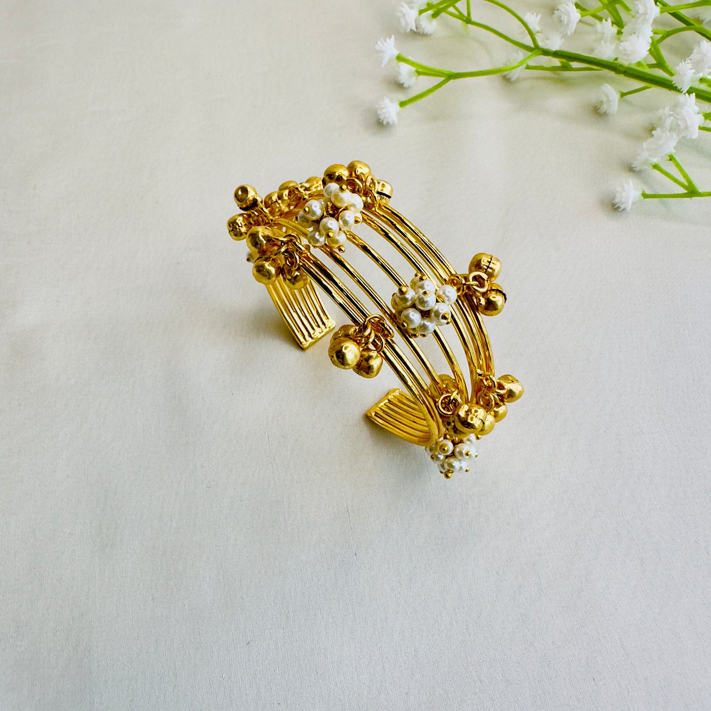 Golden Ghungroo Bracelet