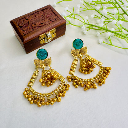 Carving stone Earrings