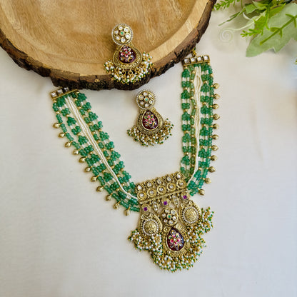 Heritage Rajwadi Necklace Set
