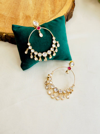 Moissanite Chand Bali