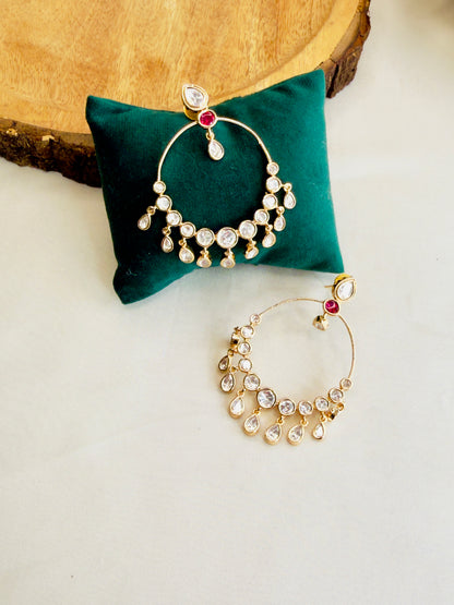 Moissanite Chand Bali