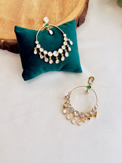 Moissanite Chand Bali