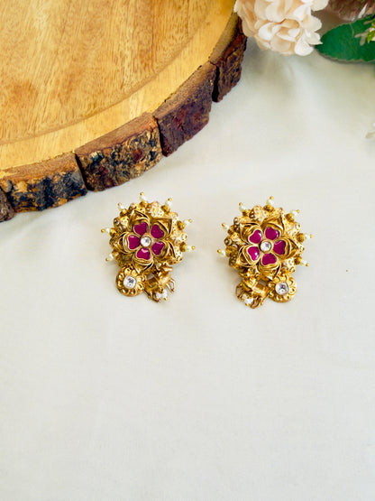 Cow Motif Studs Earrings