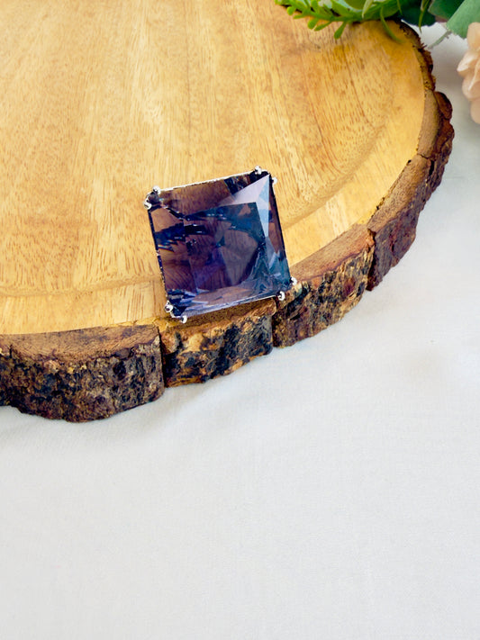 Doublet Single Stone Ring