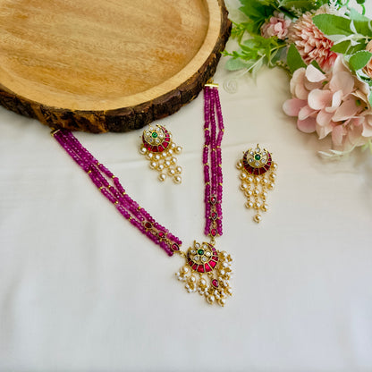 Chandbali Jadau Necklace Set