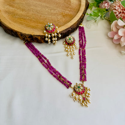 Chandbali Jadau Necklace Set